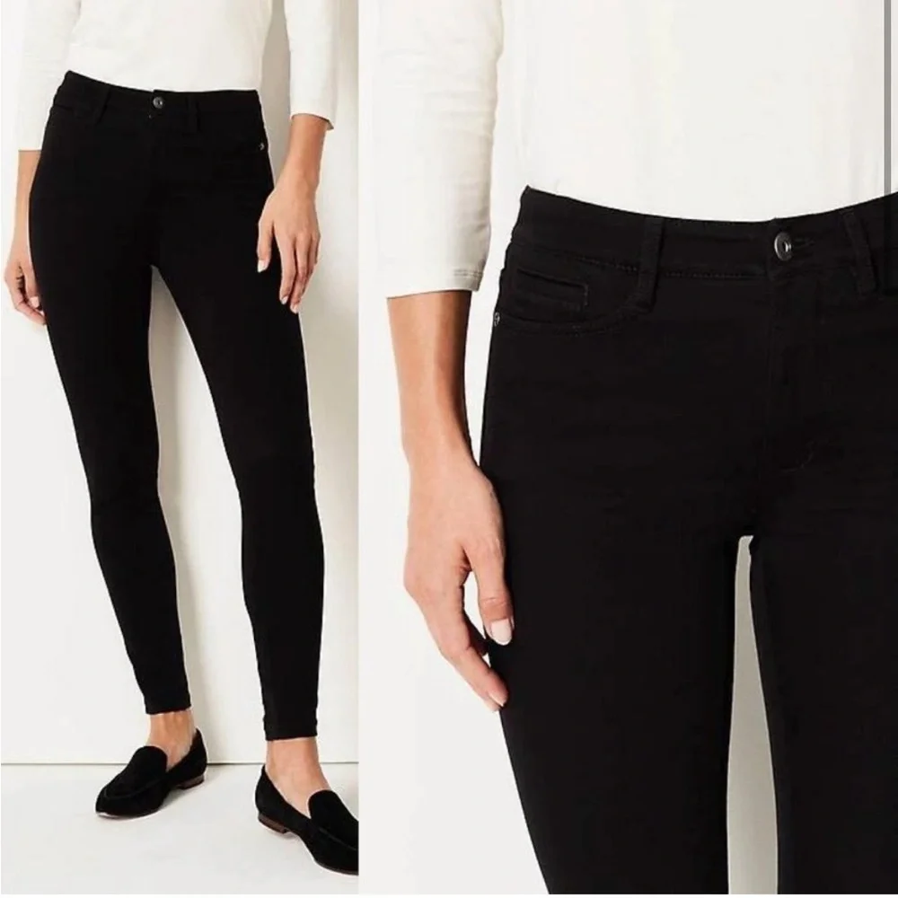 J. Jill Premium Flex High Rise Denim Legging Size 4 - Picture 8 of 10